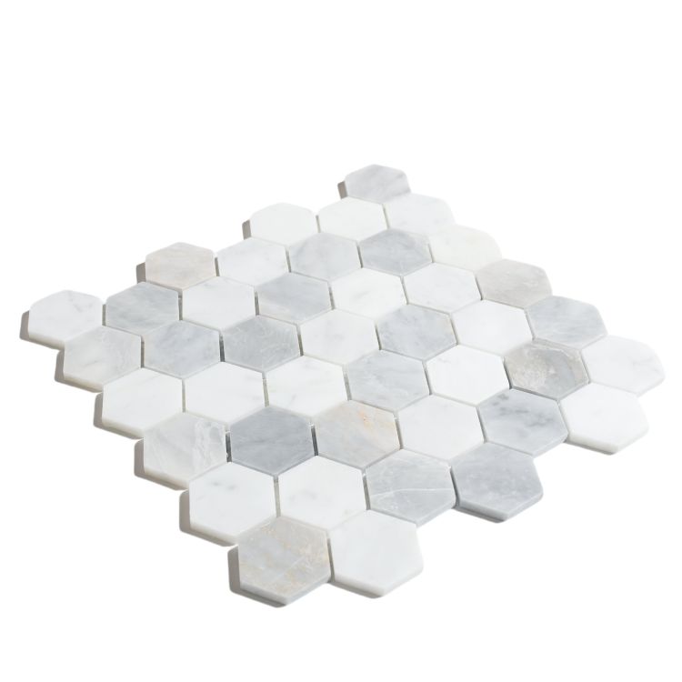 Hexagon City Grey 2 x 2 11.75 x 12